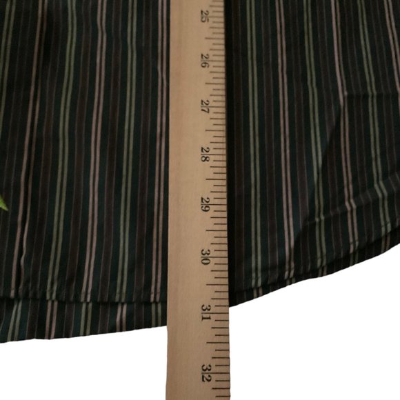 TAILORBYRD Mens Multi Color Striped Long Sleeve Shirt Size XL Contrasting Cuffs - Picture 6 of 16